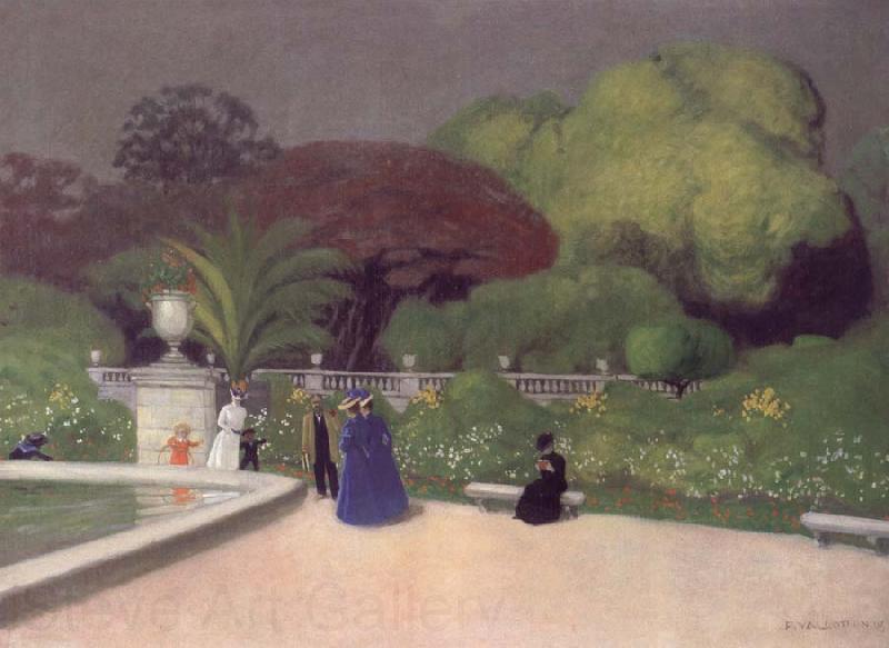 Felix Vallotton The Jardin du Luexmbourg